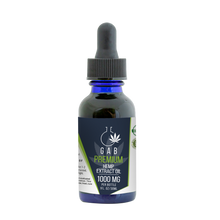 Load image into Gallery viewer, GAB Premium Hemp Extract Oil - 1000MG - 1 Ounce