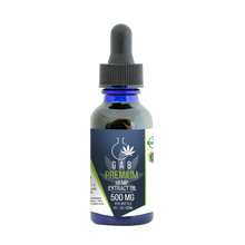 Load image into Gallery viewer, GAB Premium Hemp Extract Oil - 500MG - 1 Ounce