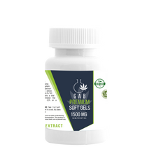 Load image into Gallery viewer, GAB Premium Hemp Extract Soft Gels - 1500MG - 30 Count