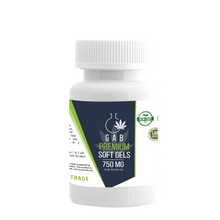 Load image into Gallery viewer, GAB Premium Hemp Extract Soft Gels - 750MG - 30 Count