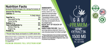 Load image into Gallery viewer, GAB Premium Hemp Extract Oil - 1500MG - 1 Ounce